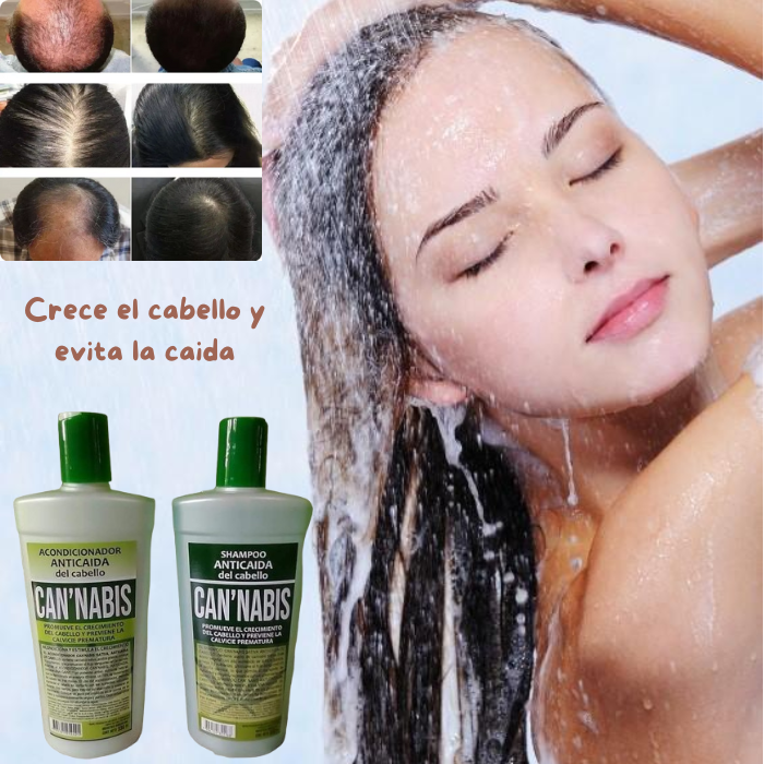 Shampoo y Acondicionador Can'nabis – Crecimiento y prevención de la calvicie prematura