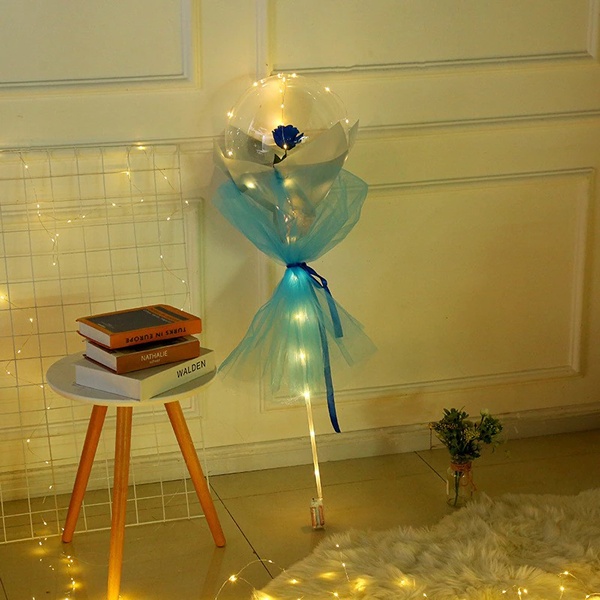 Globo Decorativo de Rosas con Luces (Pack 2 unidades)