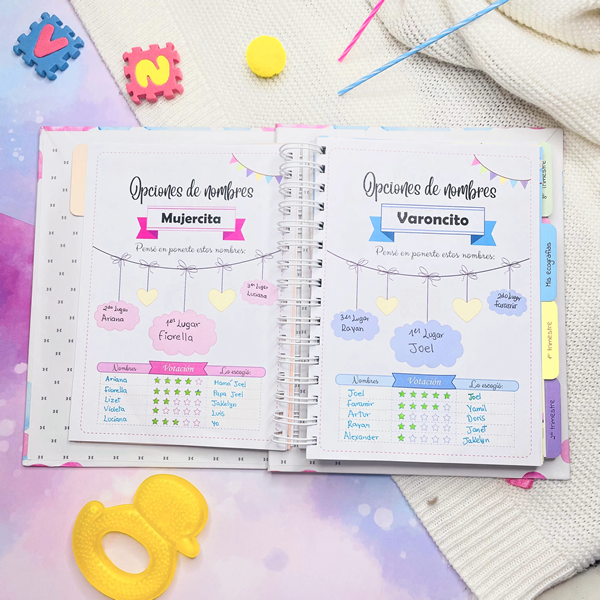 Agenda de Embarazo 9 meses