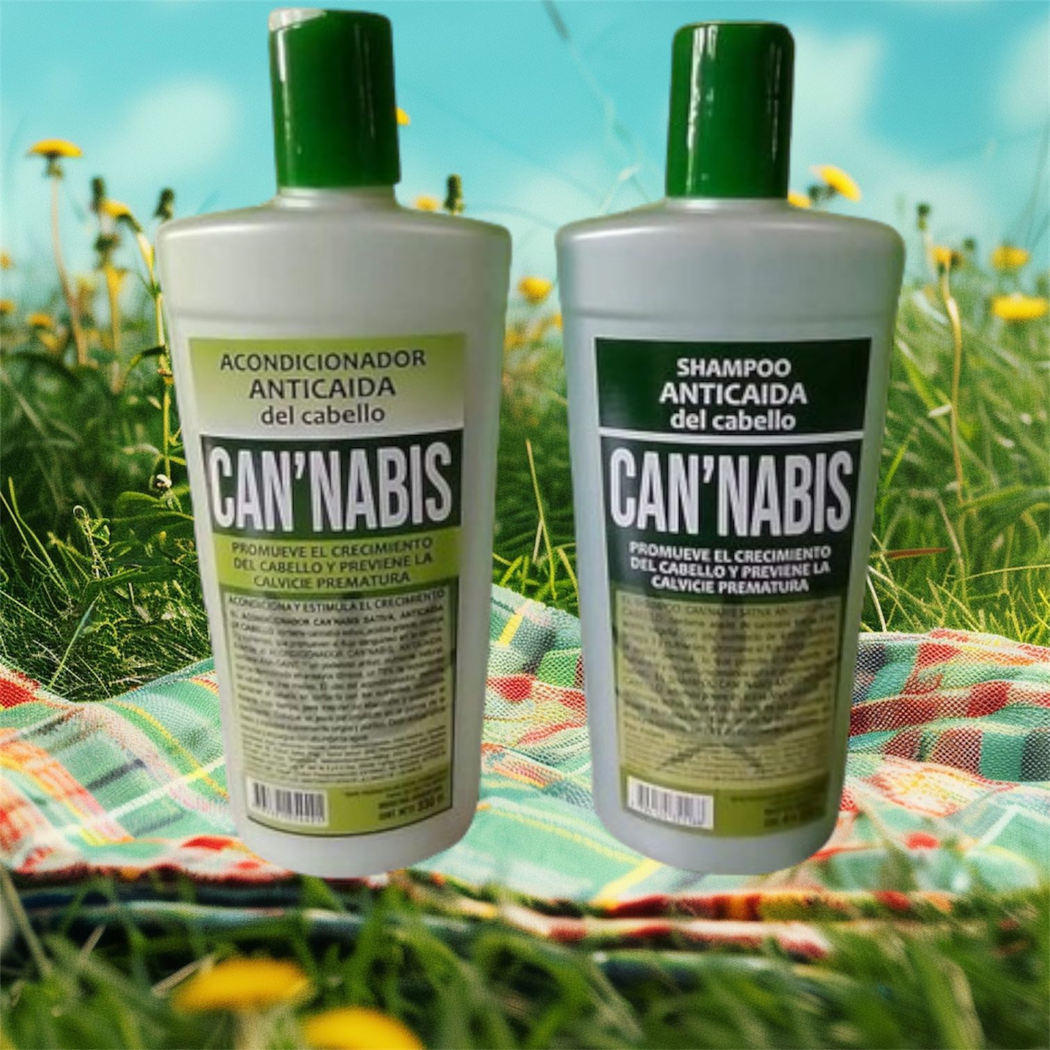 Shampoo y Acondicionador Can'nabis – Crecimiento y prevención de la calvicie prematura
