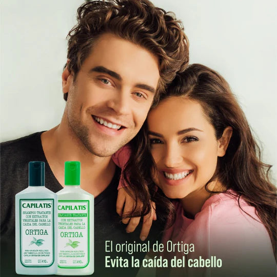 Set Capilatis Ortiga Concentrado Shampoo - 3 en 1