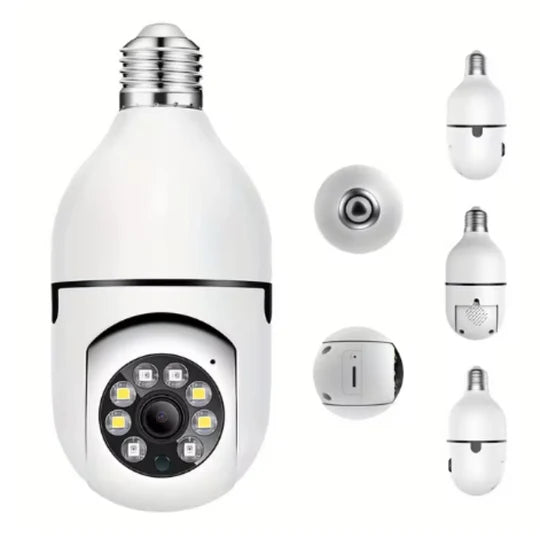 Cámara de Seguridad Tipo Foco Espía - 360°